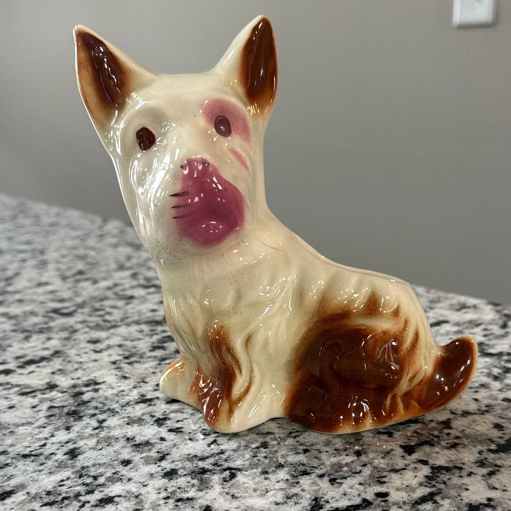 Vintage West Highland Terrier Ceramic Planter